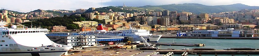 Korsika 2007 - Fährhafen Genua