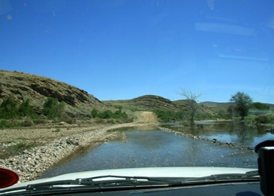 Pfützen von Namibia