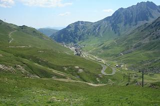 Abfahrt vom Col du Tourmalet