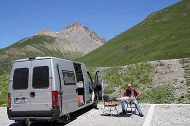 Vesperpause am Scheitelpunkt